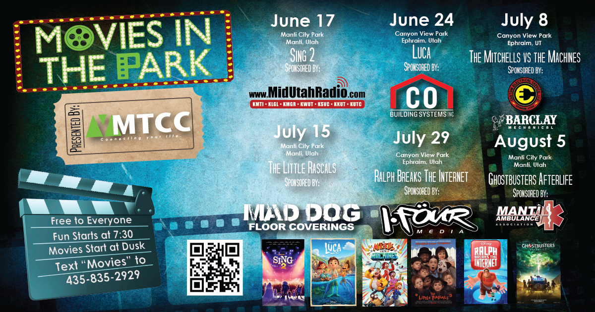 Movies in the Park and sponsors