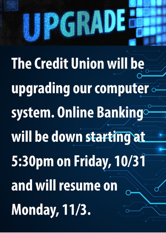 Upgrade Online Banking poster