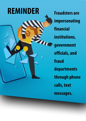 burglar icon escaping a smart phone.